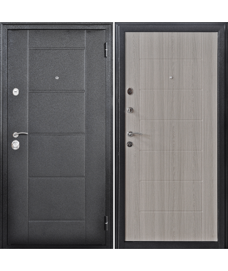 Входная дверь «Квадро-2» (Лиственница серая)