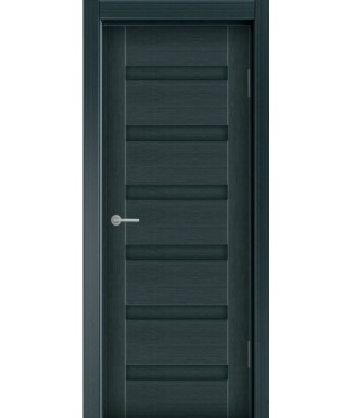 Дверь с ПВХ покрытием Токио ДГ (Черная Шагрень) Дверь с ПВХ покрытием Токио ДГ (Черная Шагрень)